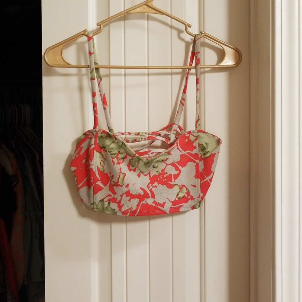 Sexy bra cage top